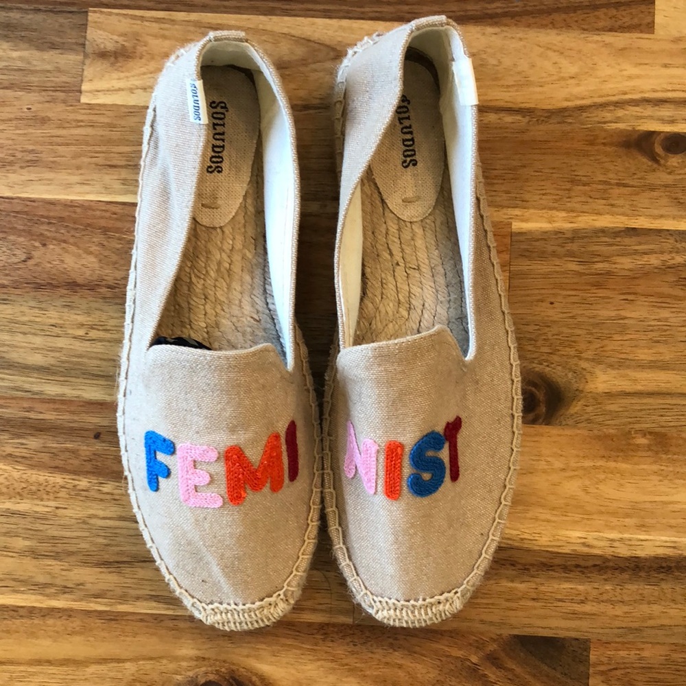 “Feminist” Soludos loafers